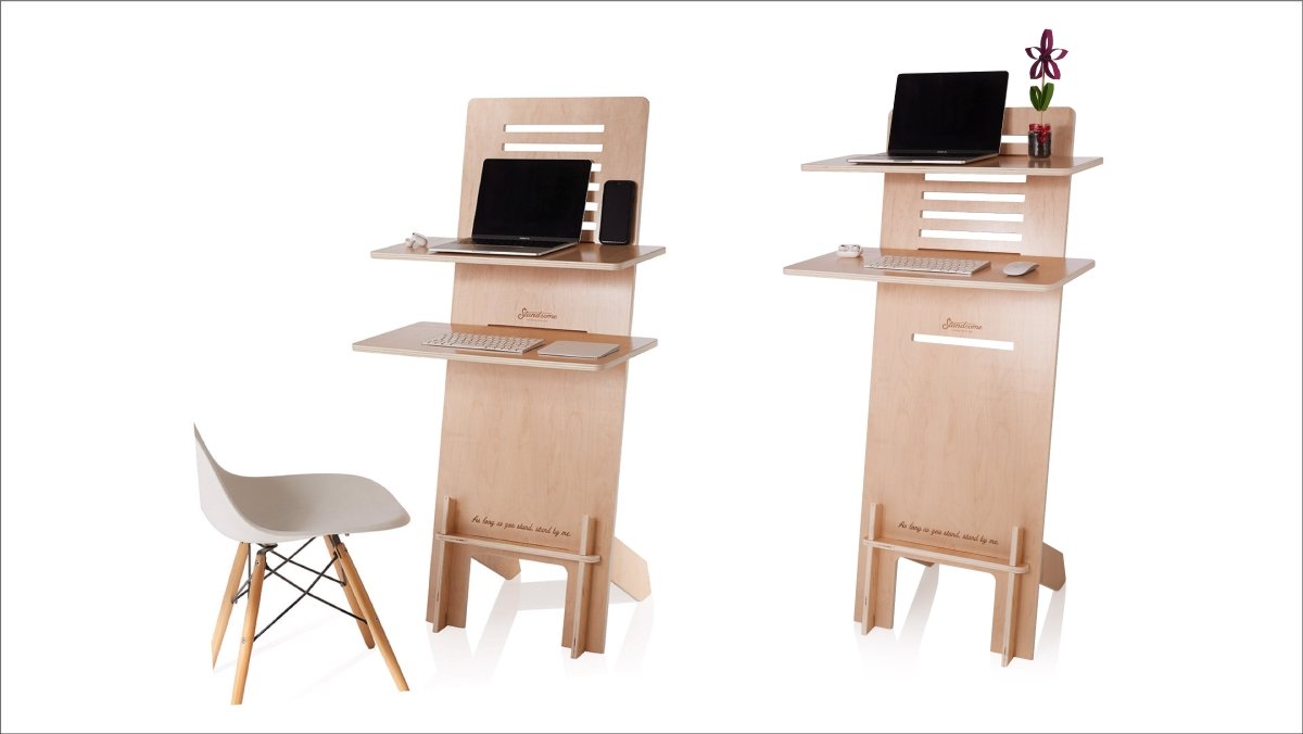 Station de bureau en bois - STANDING DESK - MTL Balance Board